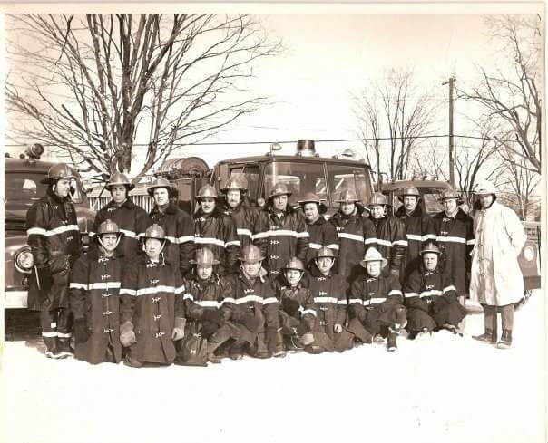 historical photo of fire crew