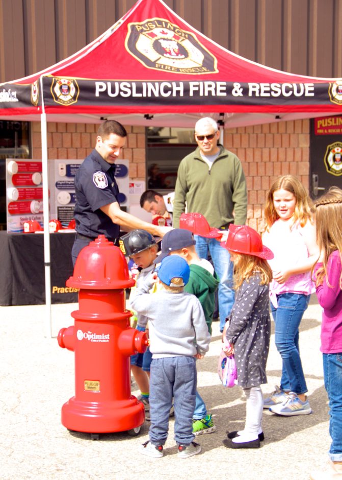 kids learning about fire safety