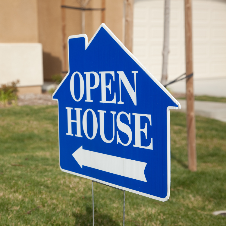 Open House Sign